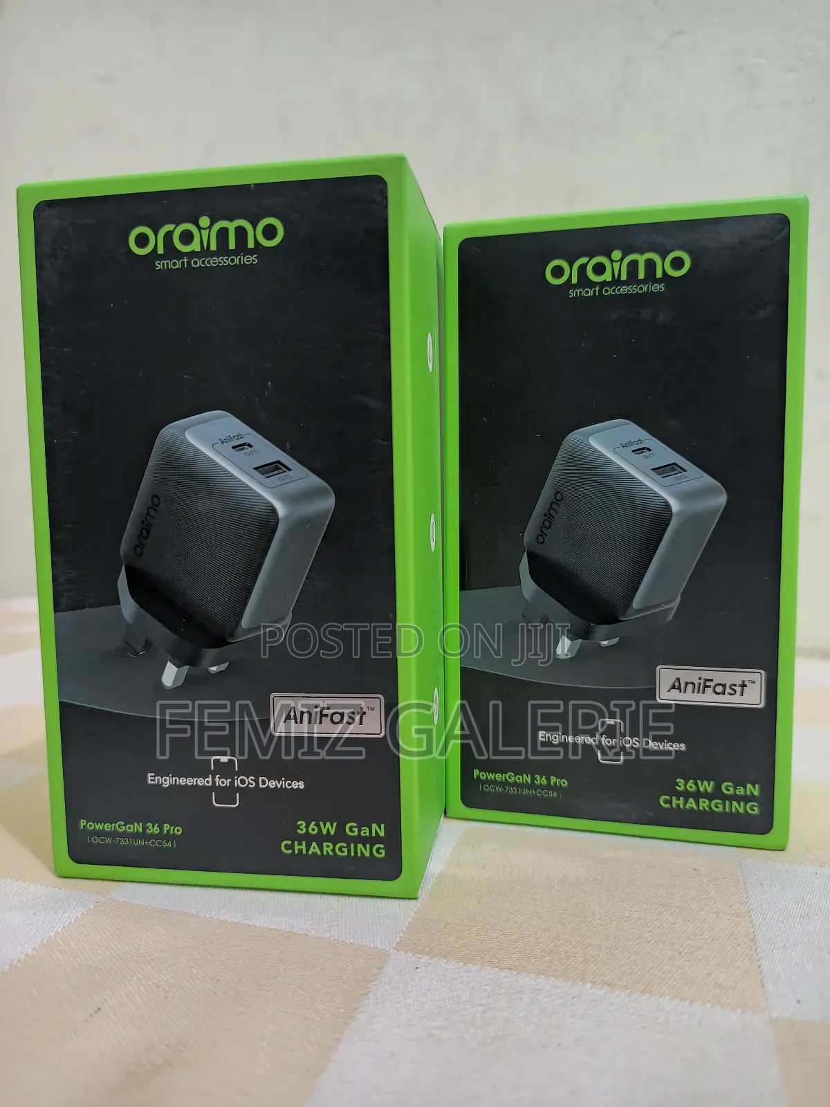 Oraimo Powergan 36 Pro 36w Wall Charger Kit