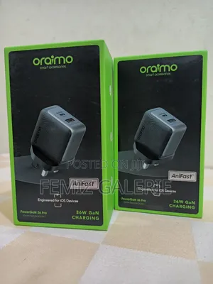 Oraimo Powergan 36 Pro 36w Wall Charger Kit