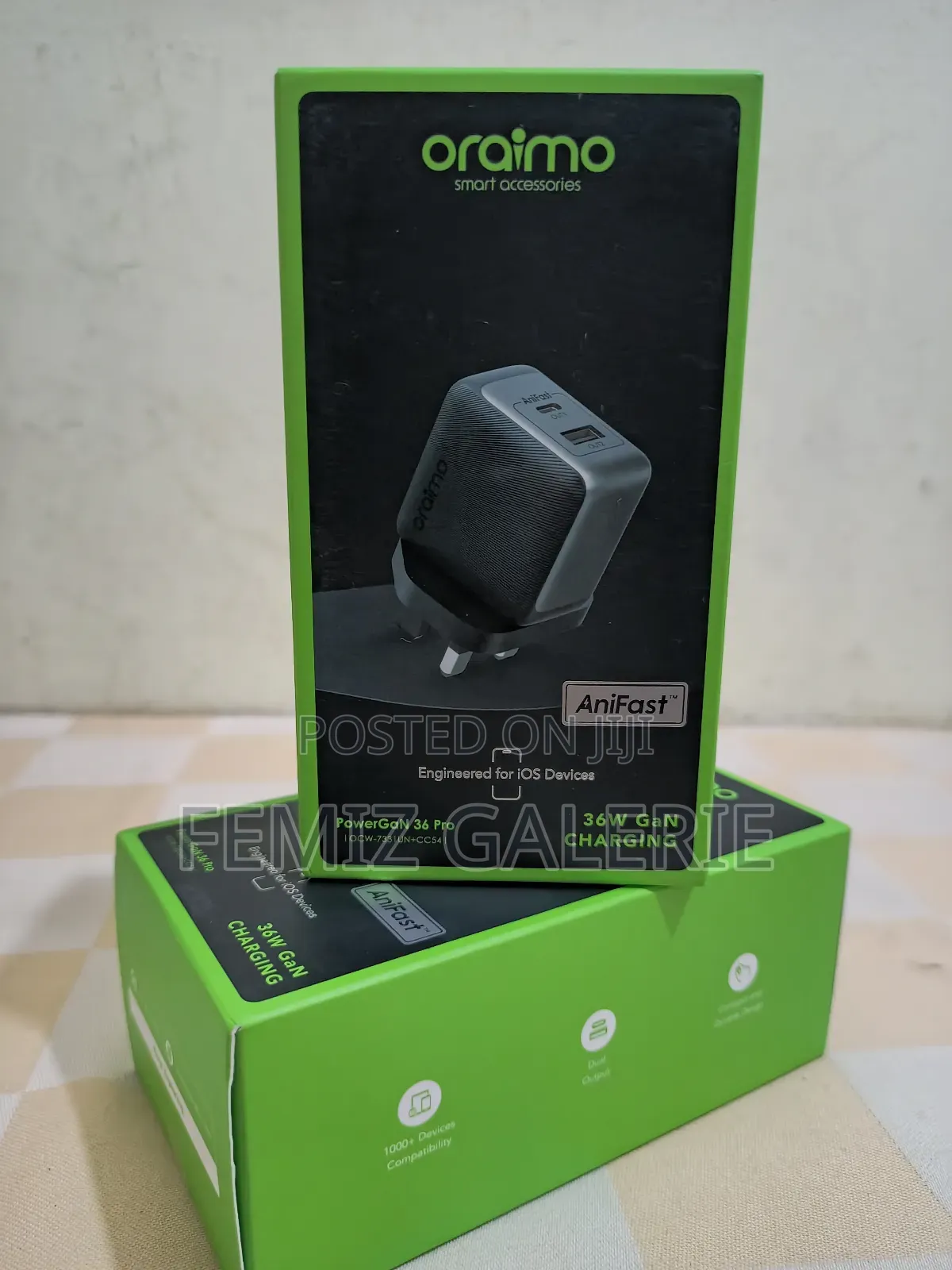 Oraimo Powergan 36 Pro 36w Wall Charger Kit