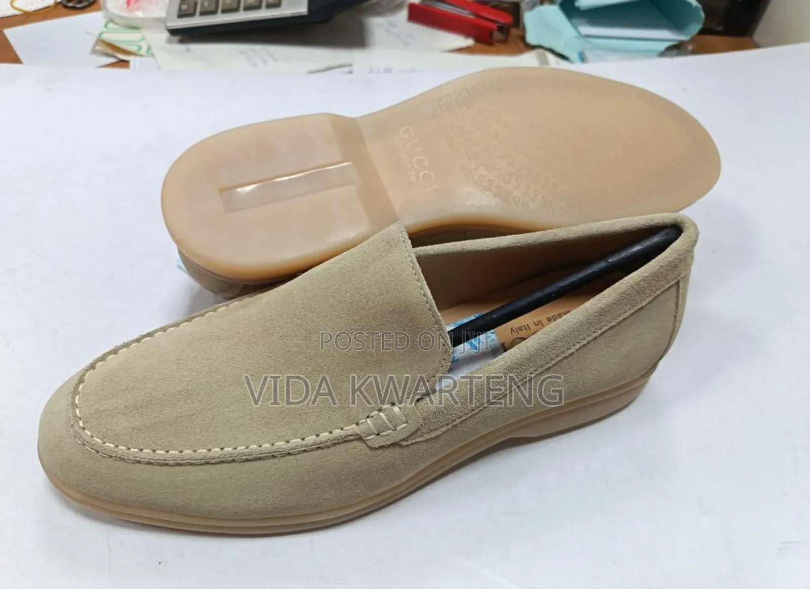 Newest Executive Gucci Suede Design Loafers