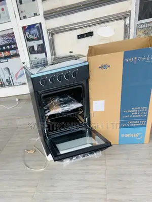 Enjoyable 4 Gas Midea 50x50 Black Glass Lid Cooker