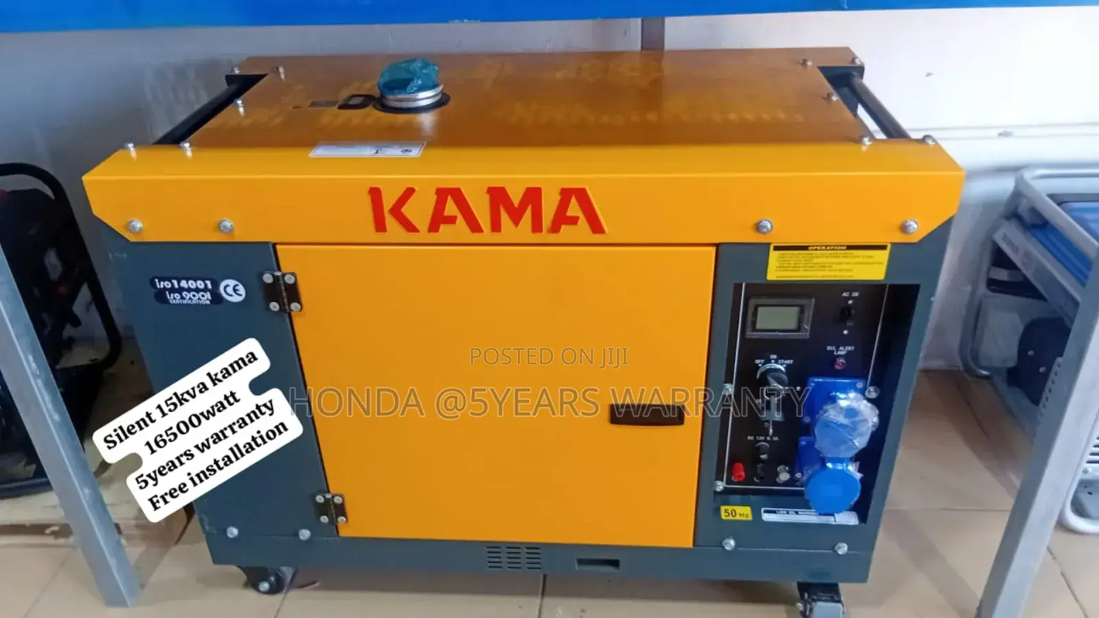 Energy Saving Solution Kama Generator 15kva 16500watt Diesel