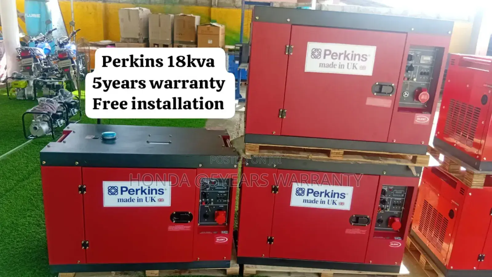 Natural Gas Generator Perkins 3phase 18kva 20000watt 18kva