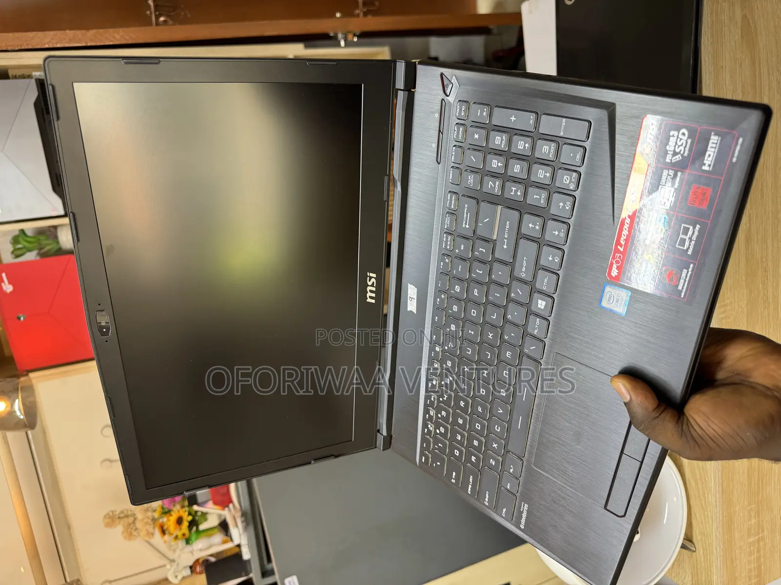 Laptop MSI GF63 16GB Intel Core i7 HDD+SSD 1T
