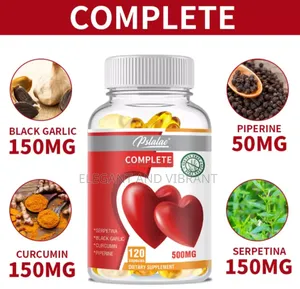 Serpentina 60 Caps500mg - Black Garlic - Lower Blood Sugar