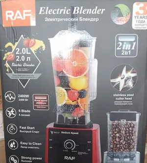 2 In 1 Kitchen Juicer Electric 6 Blades Blender