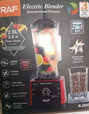 2 In 1 Kitchen Juicer Electric 6 Blades Blender