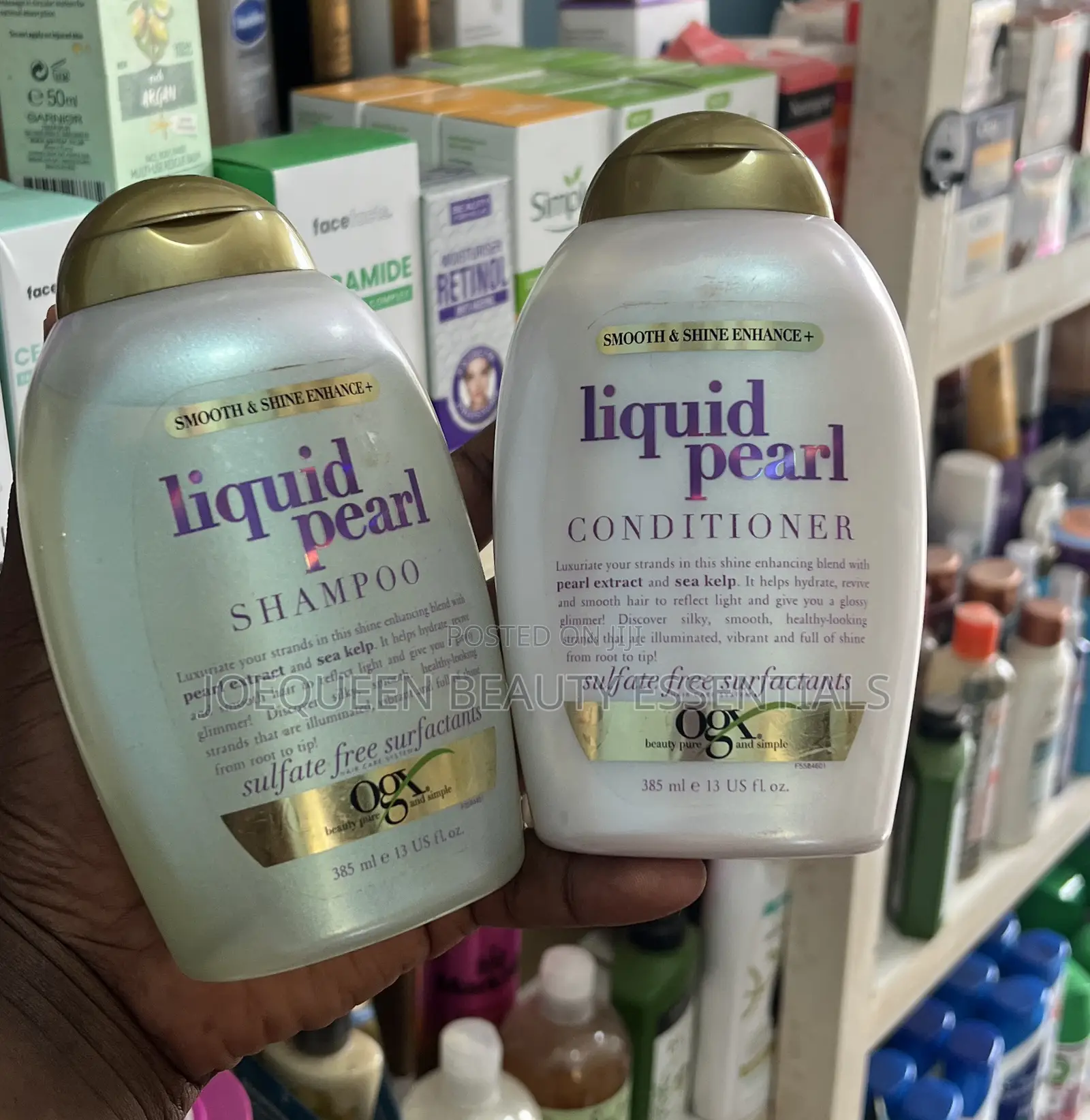Ogx Liquid Pearl Shampoo And Conditioner