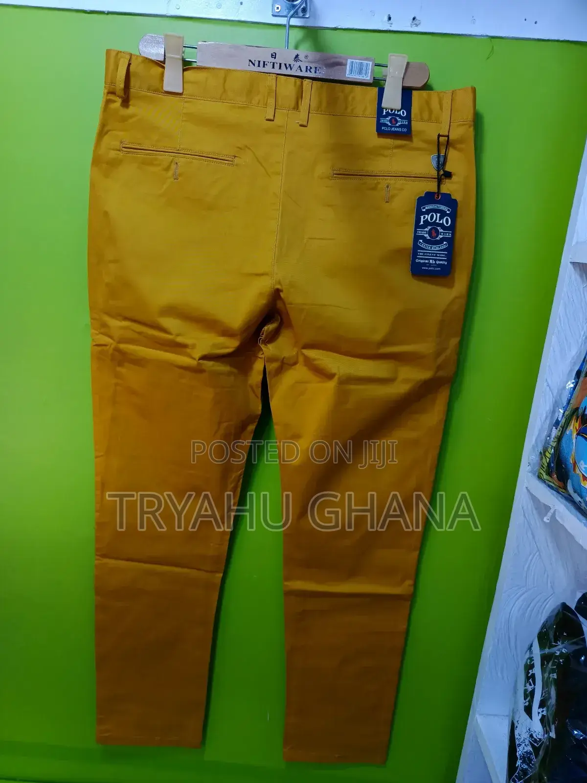 Your Casual Comfort Gold Khaki Trousers