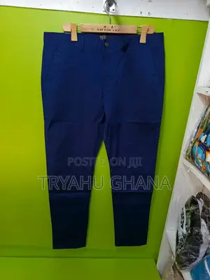 A Blue Zara Khaki That Commands The Occasion