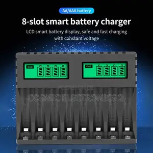 Manddlab LCD-006 Smart 8-Slot Battery Charger