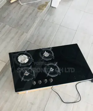 Check Out Black 90cm Ceramic 4 Gas 2 Electric Cooker