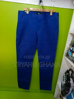 Blue Khaki Trousers For All Day Long