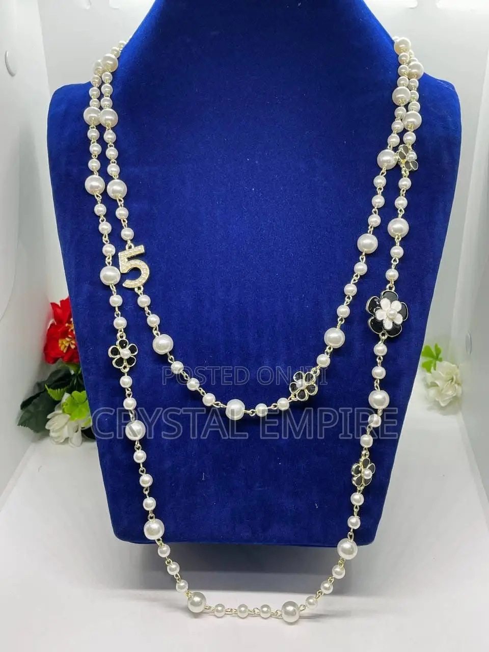 Long Pearl Necklace