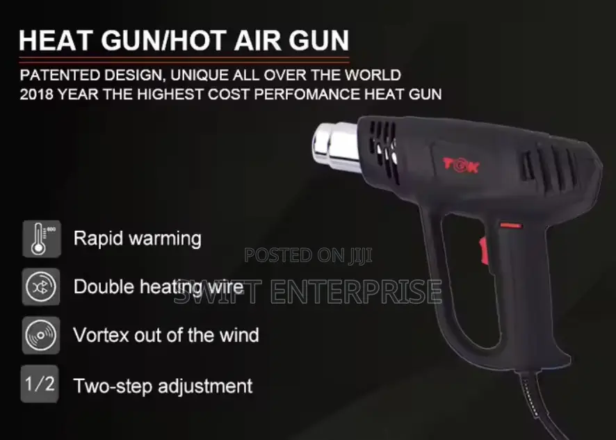 Heat Gun - Hot Air Gun (2,000 Watts)