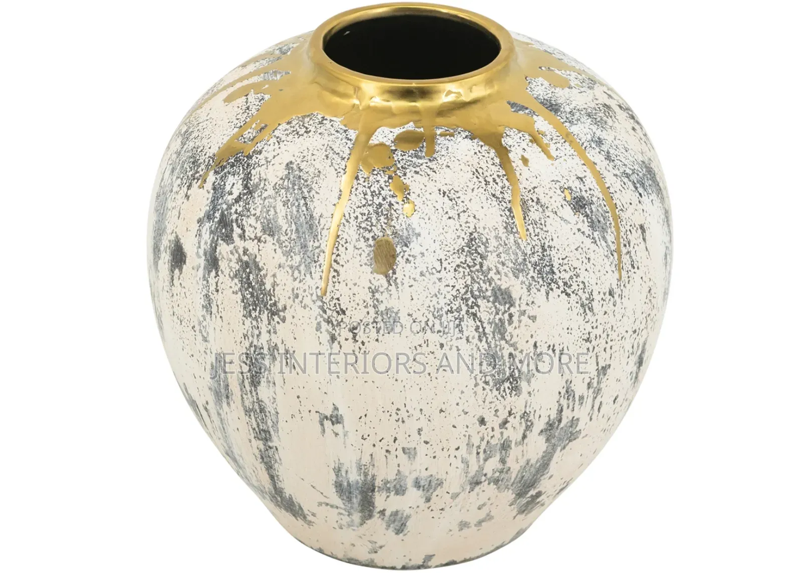 Vase (Curved Ceramic Vase)
