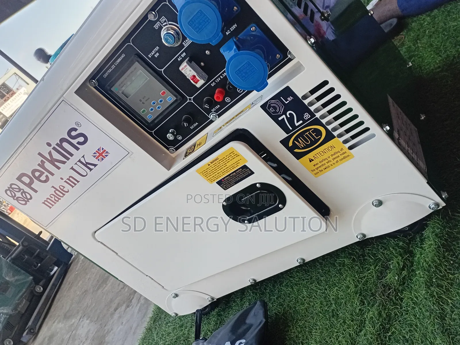 Massive 10kva Uk Made Perkins Generator Diesel Silent