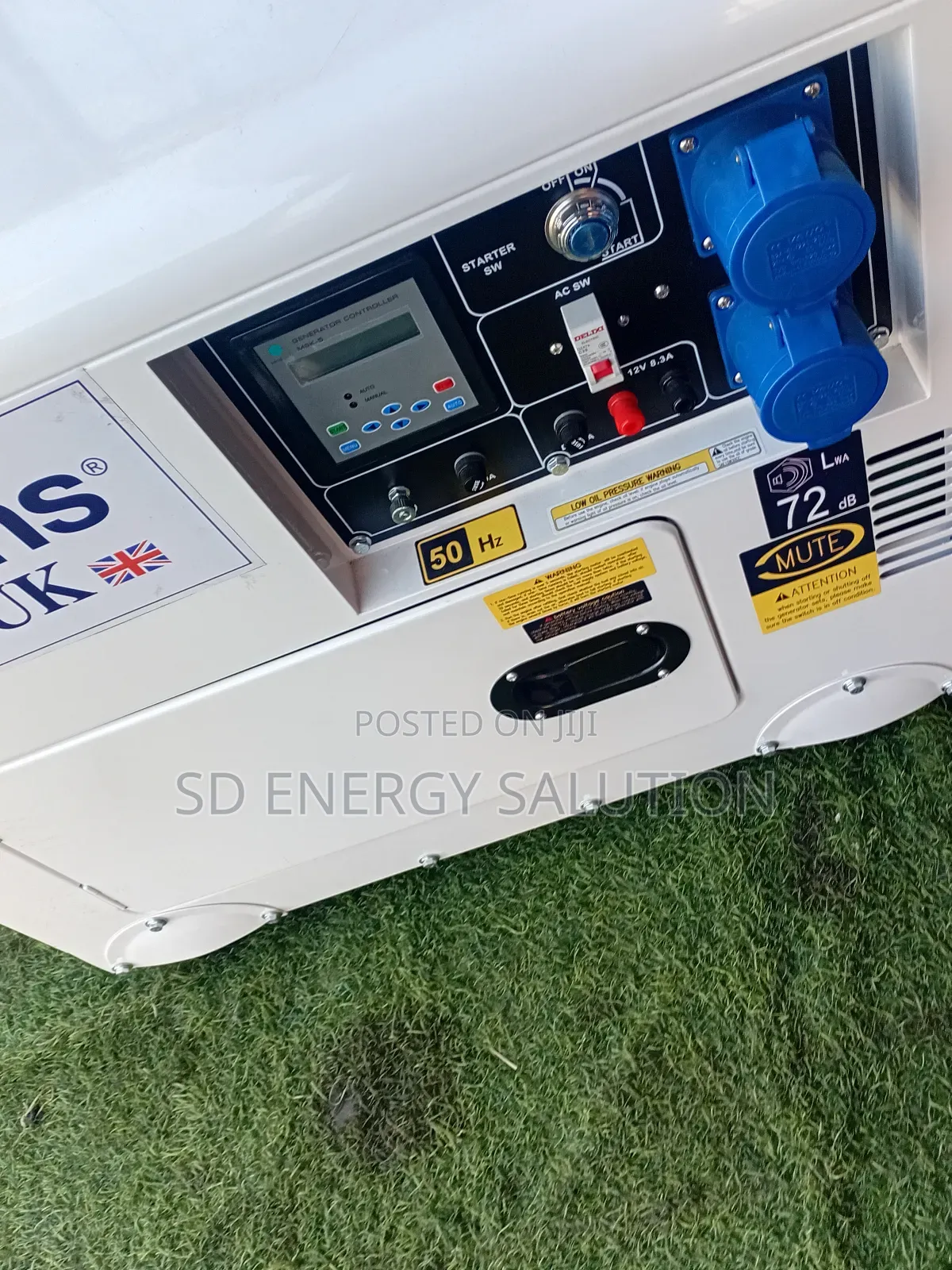 Sparking 10kva Uk Made Perkins Generator Diesel 50hz Silent