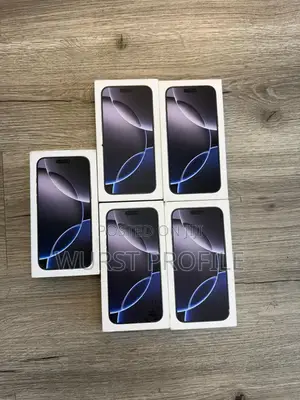 New Apple iPhone 16 Pro Max 256 GB Black