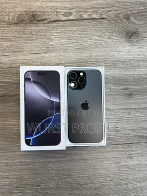 New Apple iPhone 16 Pro Max 256 GB Black