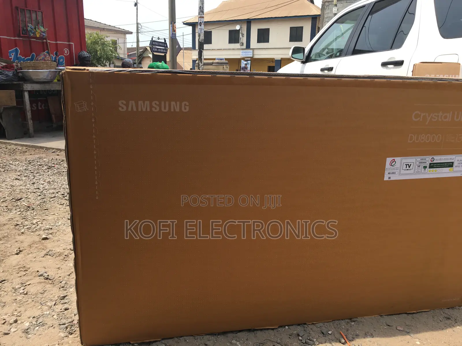 Unbox New Samsung Du8000 Series 55" HDR Smart Led Tv