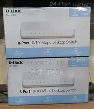 D-Link 8port Desktop Switch Des-1008c 10/100mbps