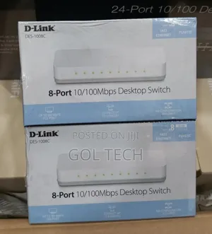 D-Link 8port Desktop Switch Des-1008c 10/100mbps