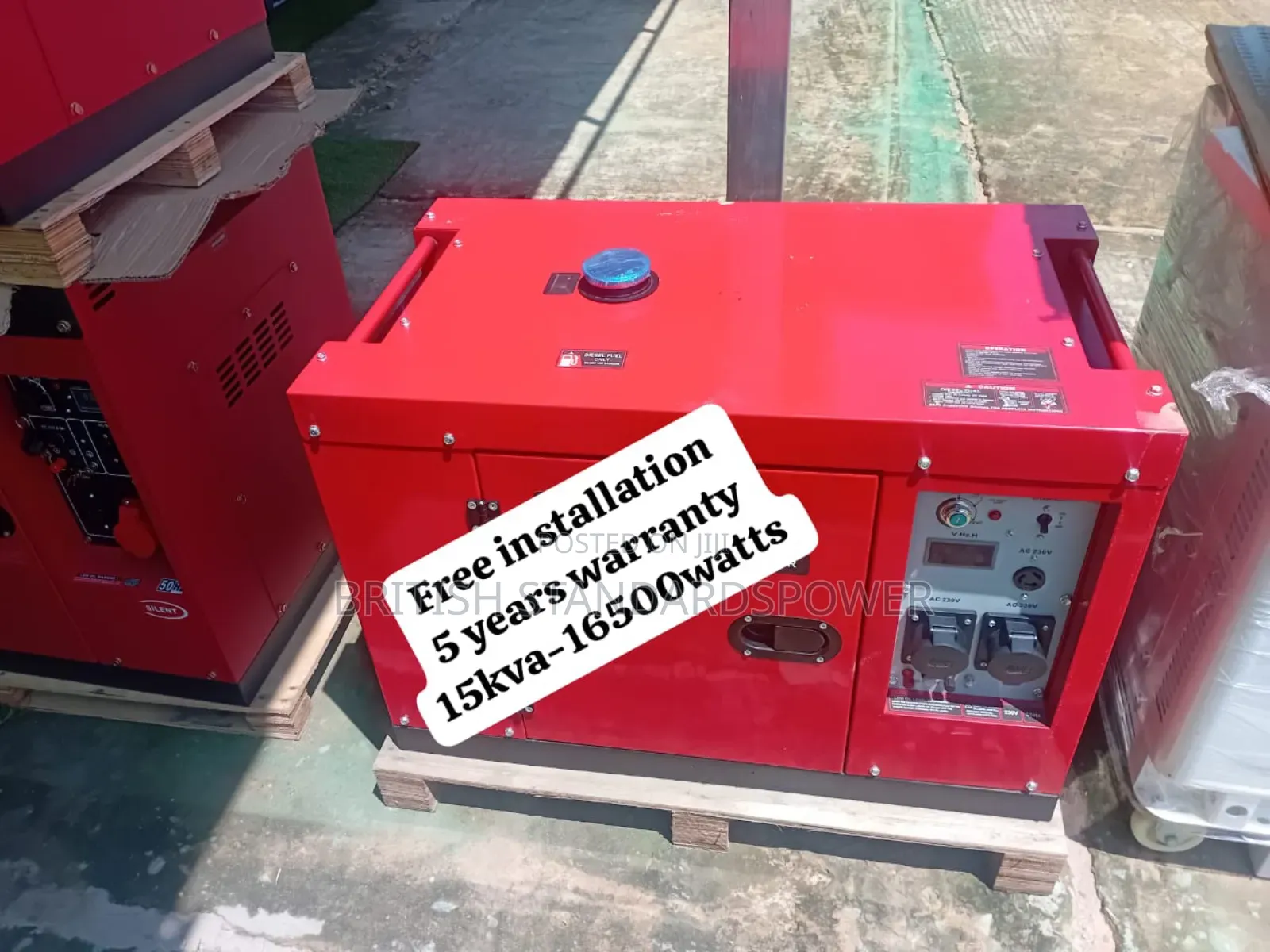 Key Entry Start 15kva Diesel Genset