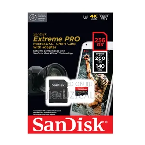 Camera Sd Card_ Sandisk Micro Sd 256gb 200mb/S_ Original Extreme Pro