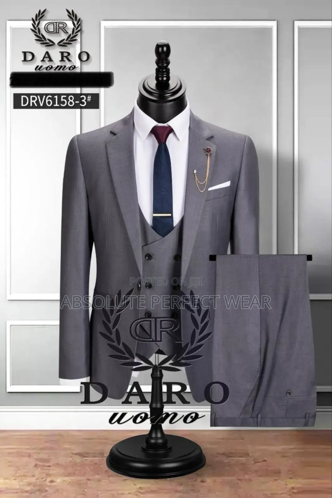 Daro Three Pieces Suits for Men Available