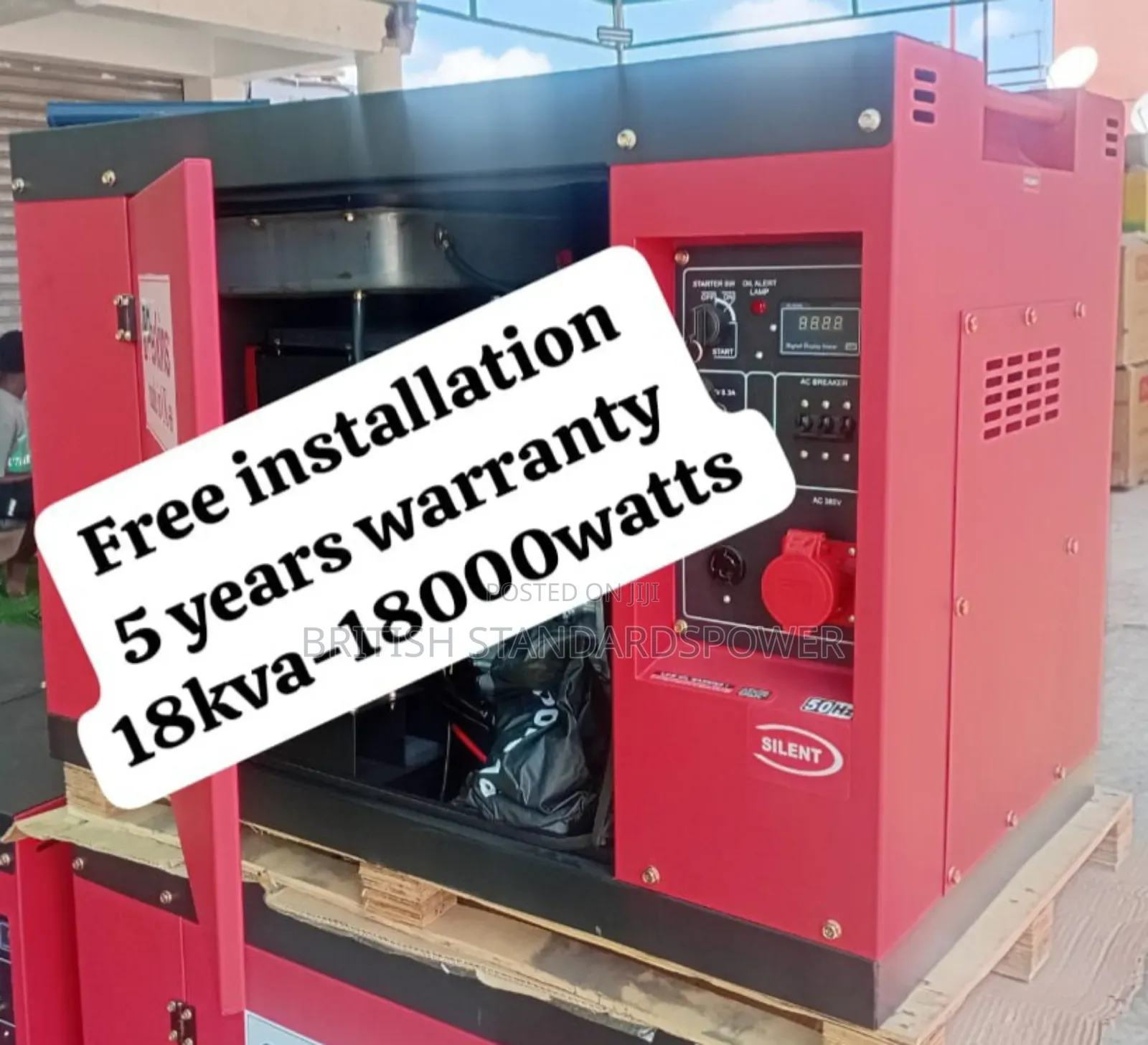 Commercial Scale 18kva Silent Perkins Diesel Generator