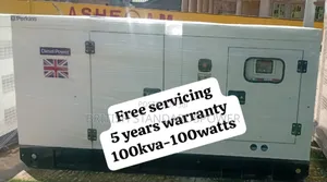 Supercharged Power 100kva Silent Diesel Generator