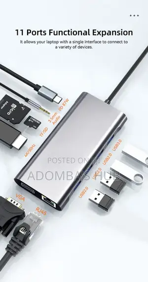 Kebidumei 11 In 1 Type C Docking Station(Usb Hub)