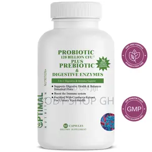 120 Billion Cfu Probiotic + Prebiotic With Cranberry Extract
