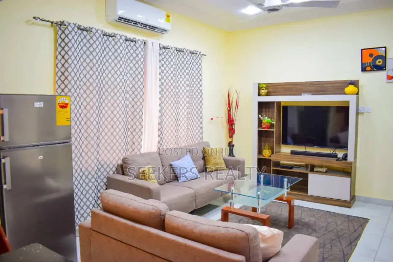 Furnished 2bdrm House in Seekers Realty, Labone for rent