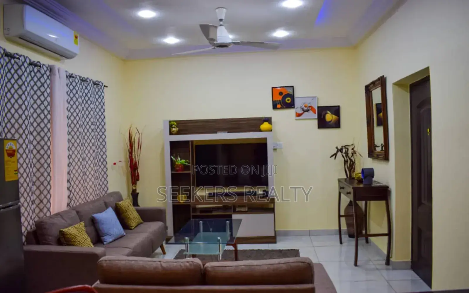 Furnished 2bdrm House in Seekers Realty, Labone for rent