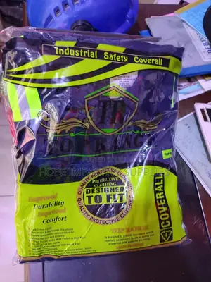 American Safety Coverall With Reflectors-blue-black & Blue.