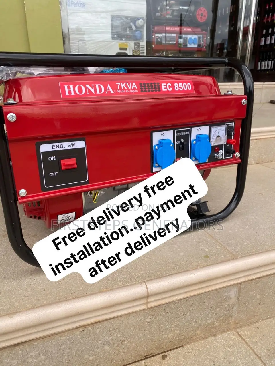 Push Pull Honda Silent 7.5kva /7.5hp Generator New Reliable