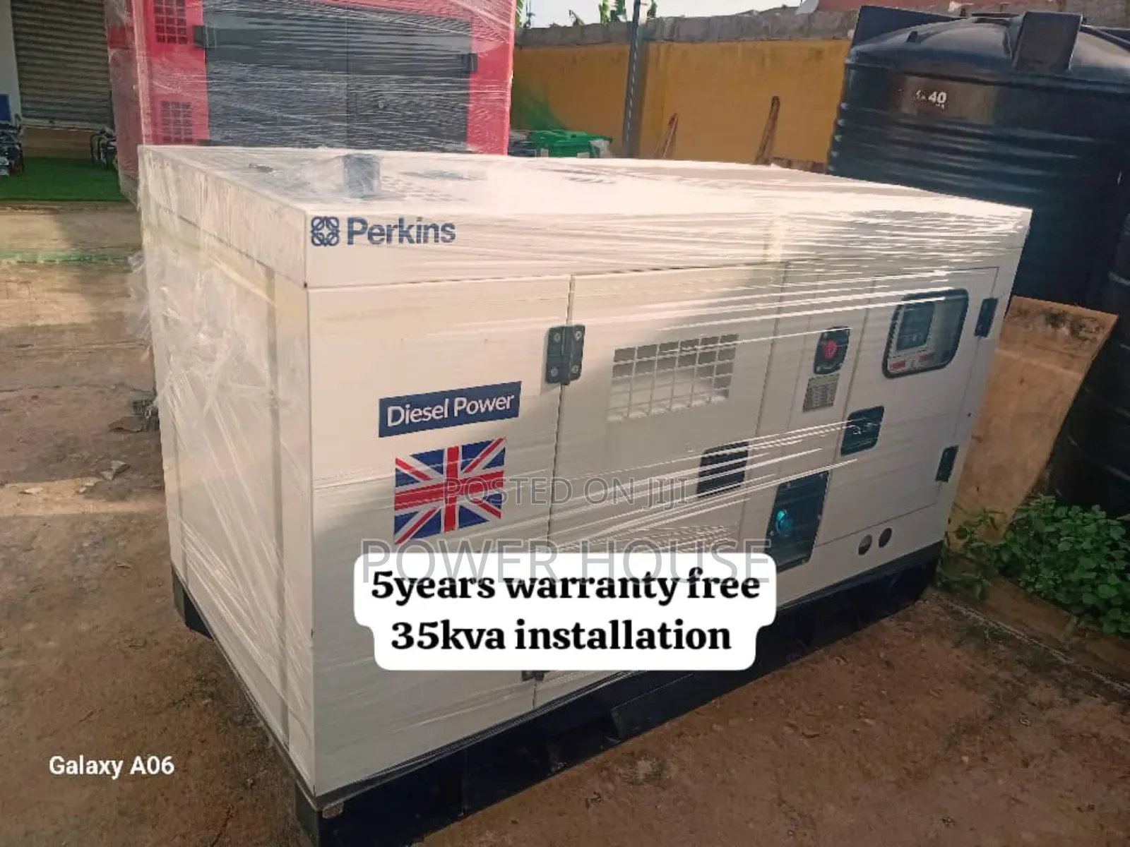 Panel Eterna Field 35kva Diesel Generator Perkins 35kva