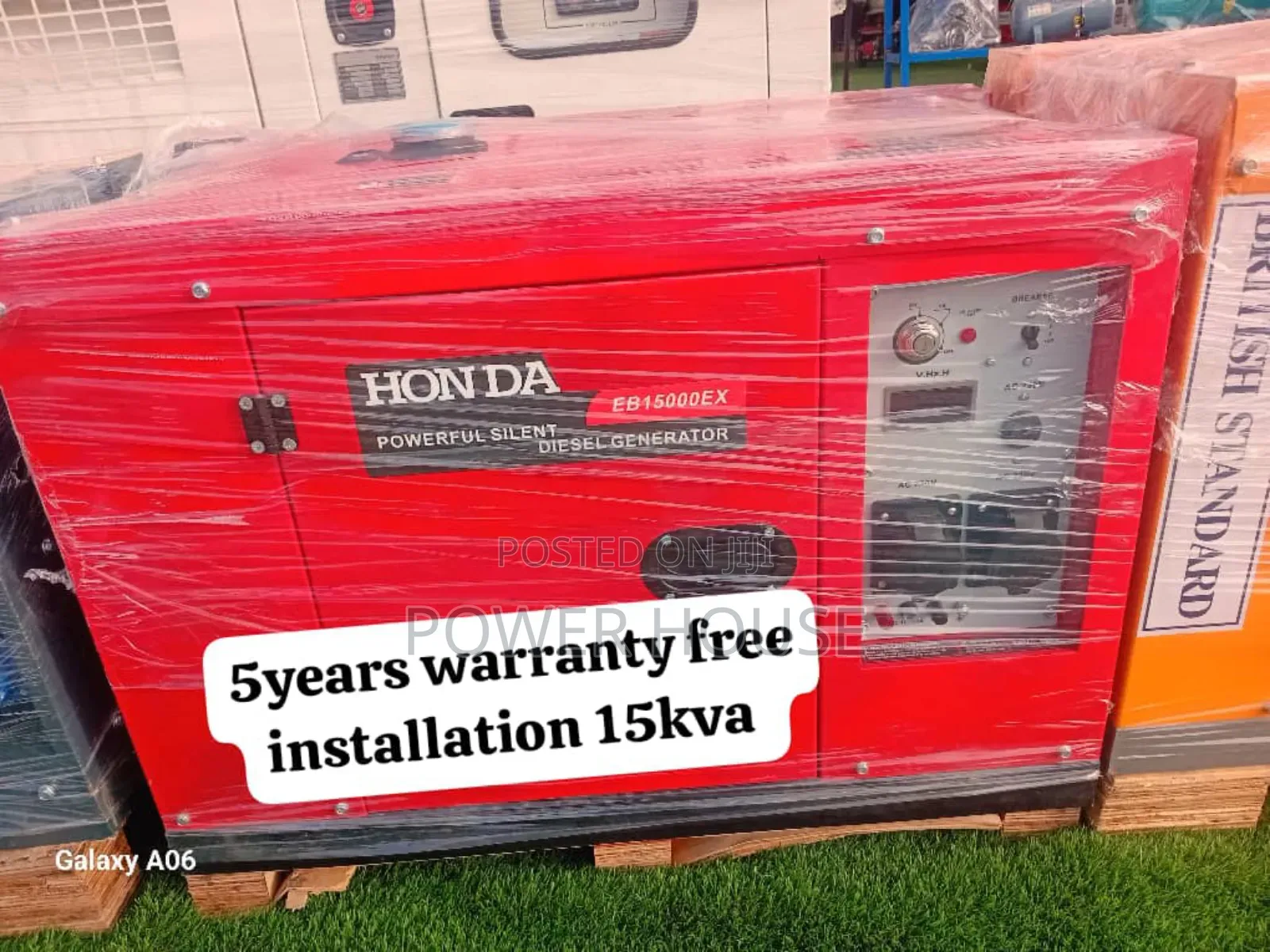 Panel Titan Forge Honda Diesel Engine 15kva 16500watts