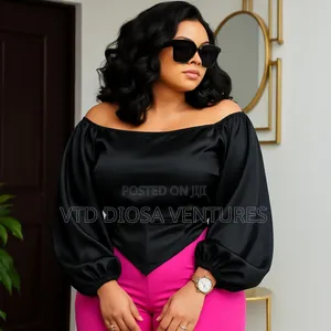 Silky Off Shoulder Blouse for Ladies