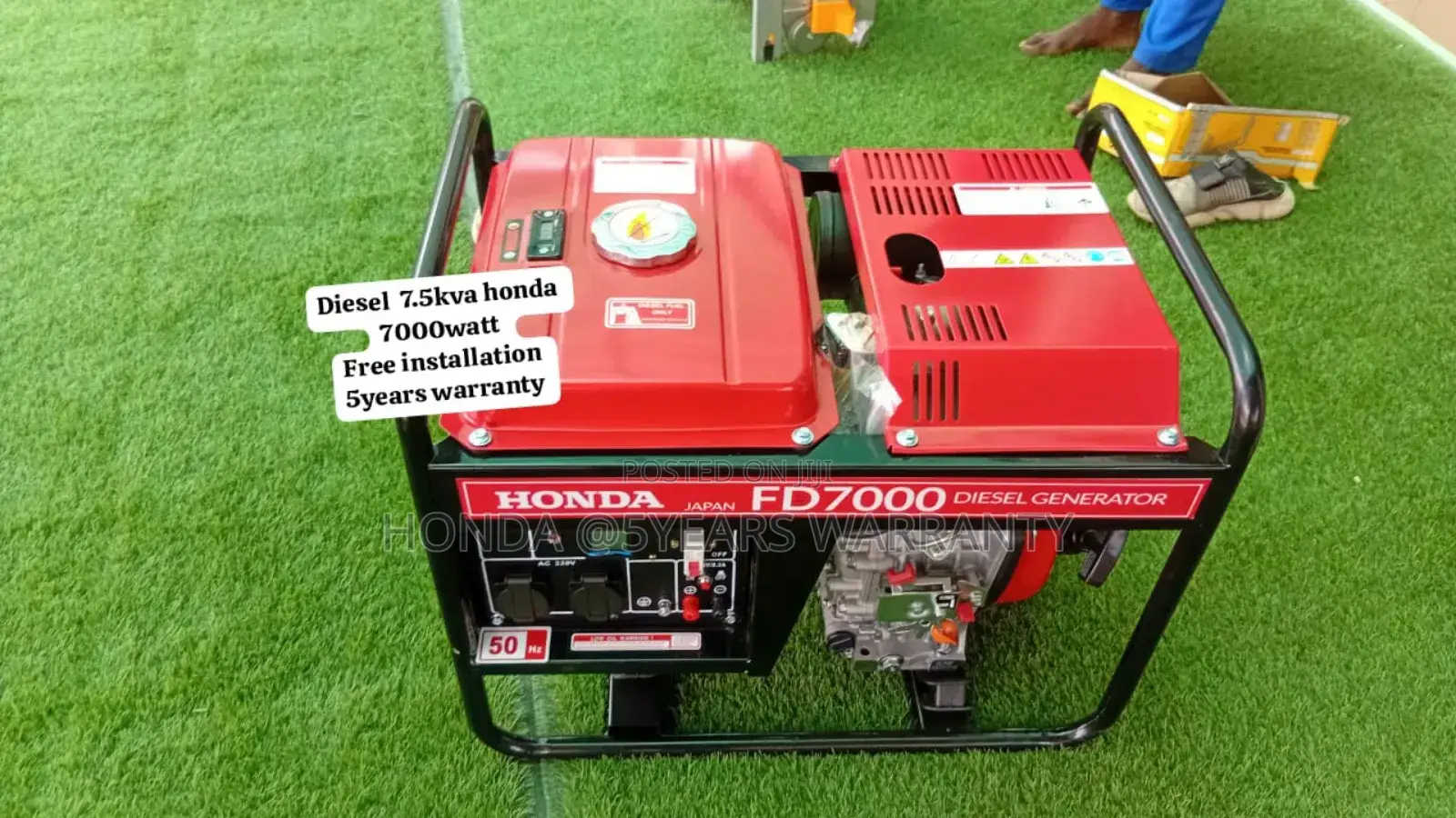Skeleton Type Honda Diesel Generator 7.5kva 7000watt 7.5kva