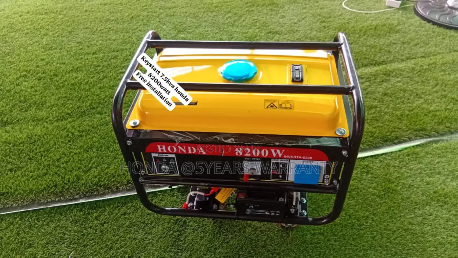 Honda 7.5kva Petrol Generator 8200watt Keystart 7.5kva Honda