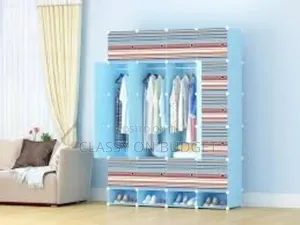 20 Cubes Plastic Wardrobe With Shoe Rack