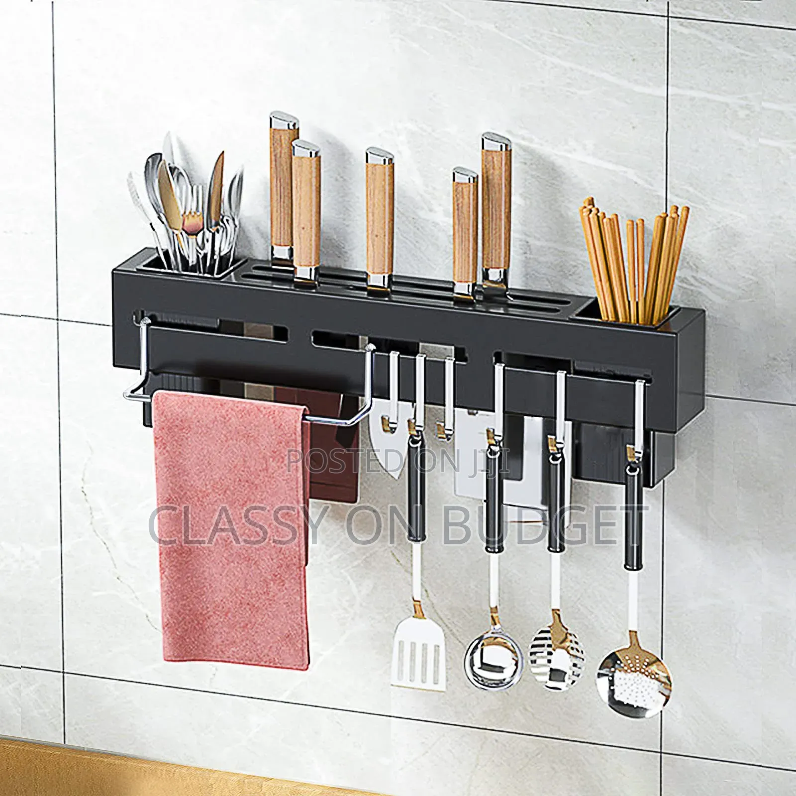 Wall Mount Knife /Spoon Holder