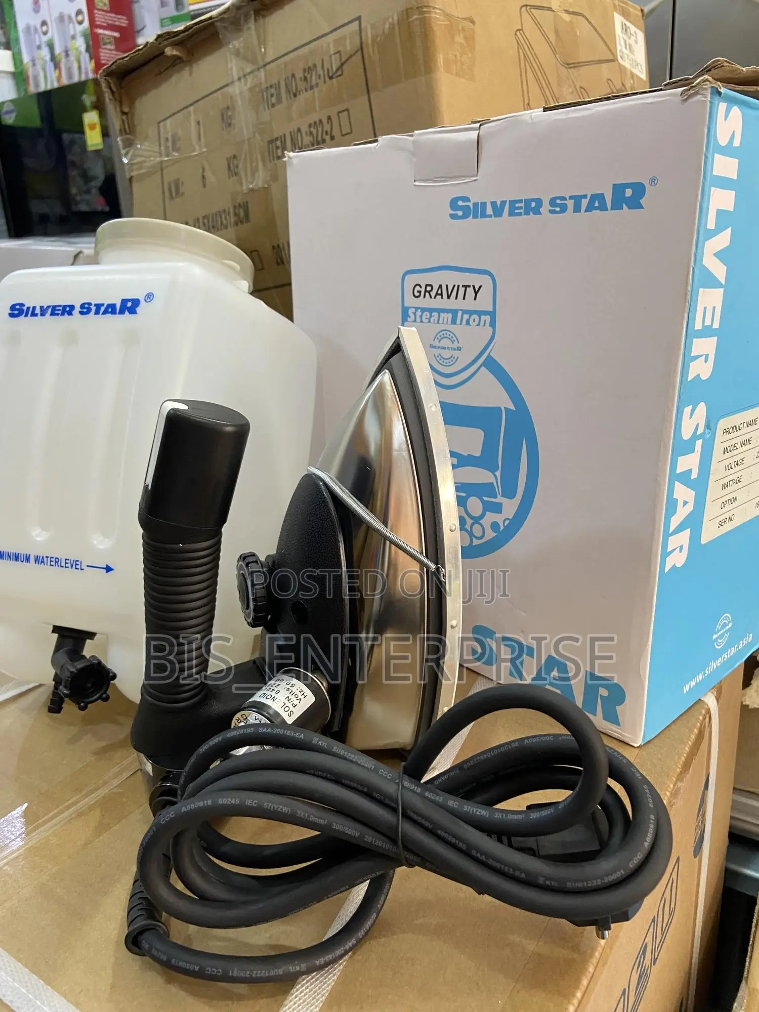 Original Gravity Steam Iron (Silver Star) Industrial