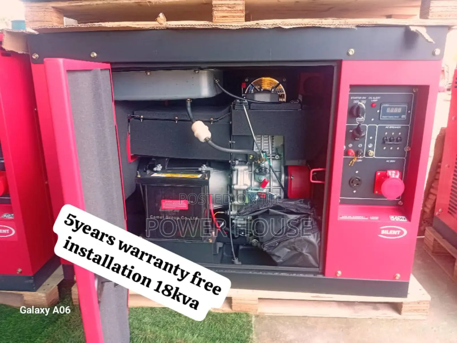 Panel Caelum Hub Perkins Diesel Generator 18kva Perkins