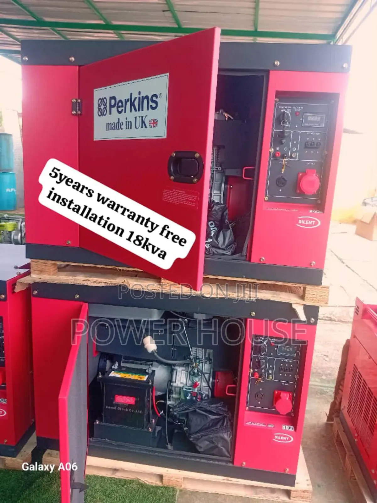 Panel Zephrion Force Perkins Diesel Generator 18kva