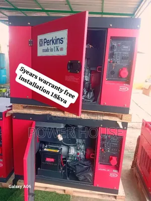 Panel Zephrion Force Perkins Diesel Generator 18kva