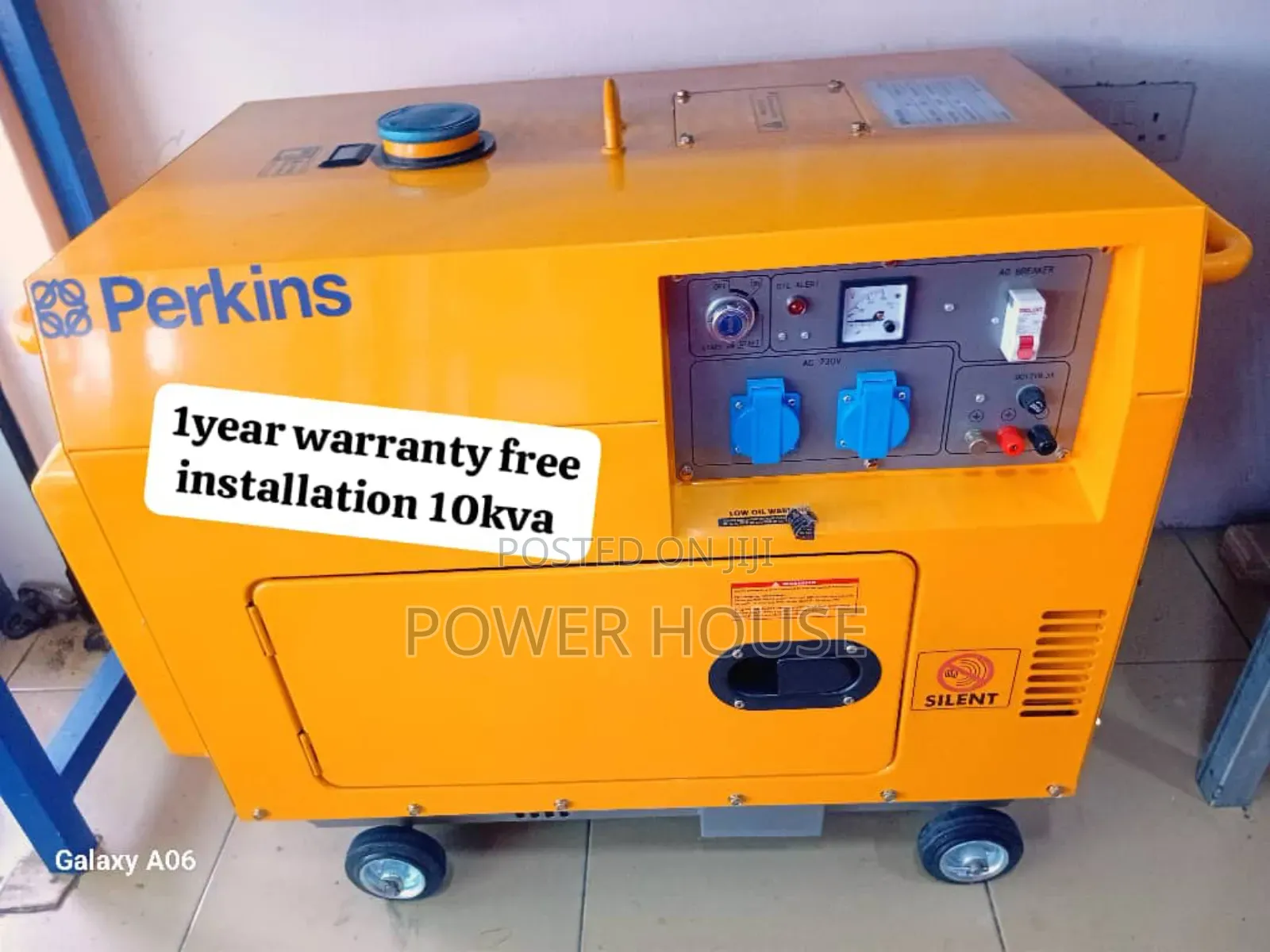 Panel Terra Scoop 10kv 13000watts Perkins Diesel Generator